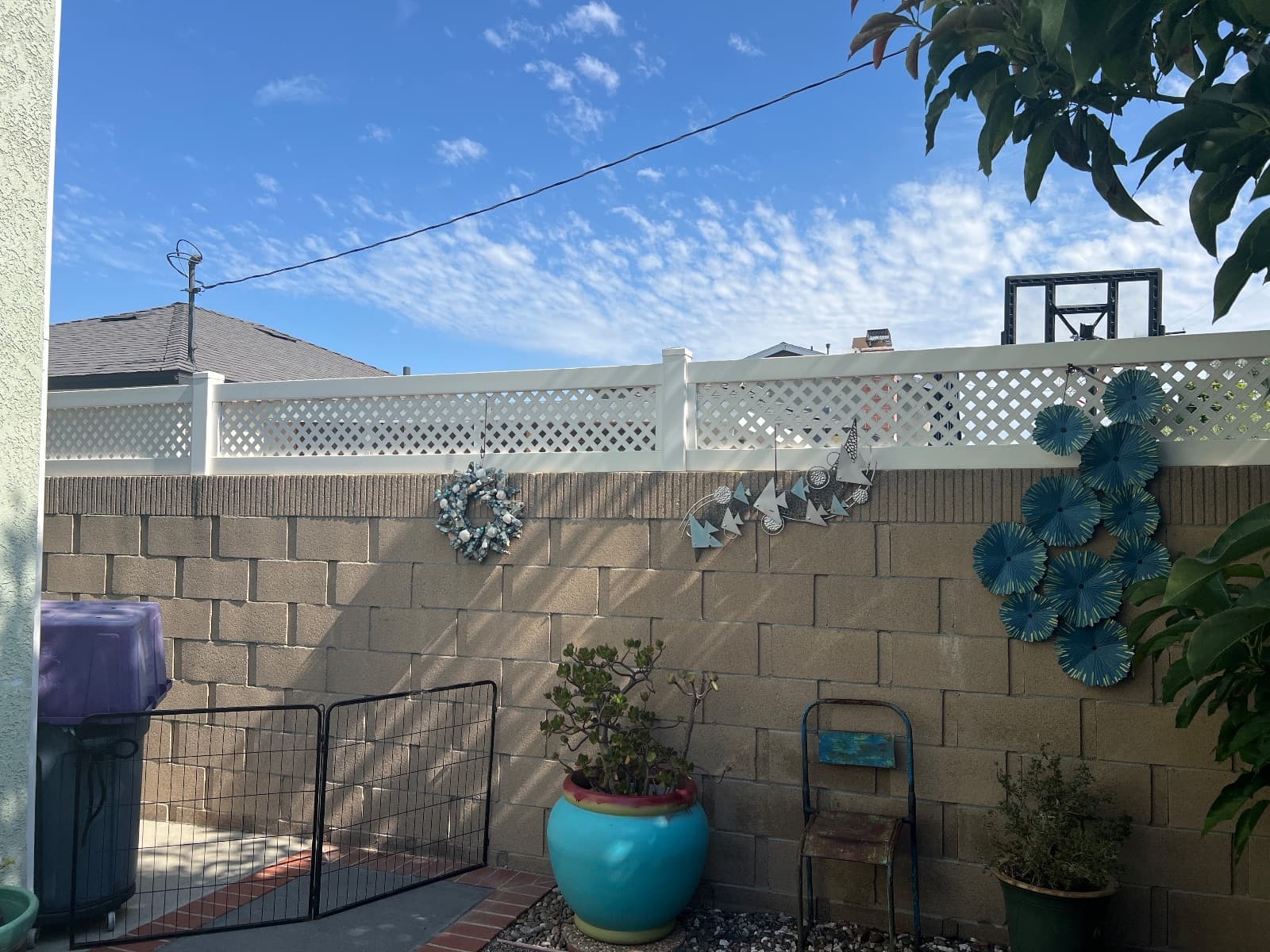 A neighbor vouches for K STAR VINYL FENCING — photo 2 of 3